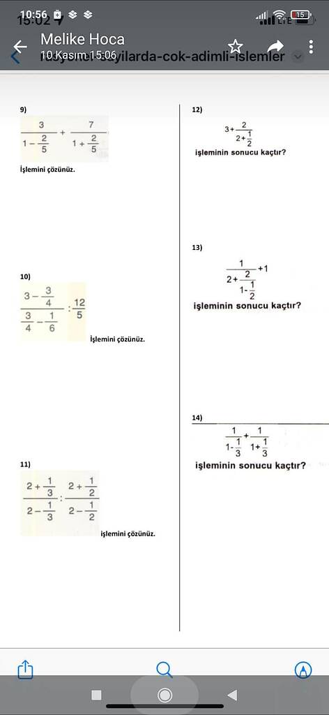 S N F Matematik Sorumatik