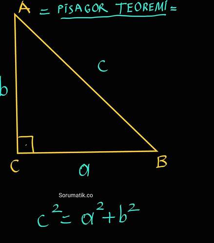 pisagor teoremi formülü