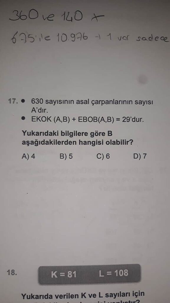 Ödev 8.sınıf Matematik - Sorumatik