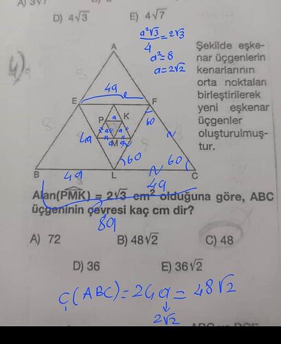 üçgen soru çözüm