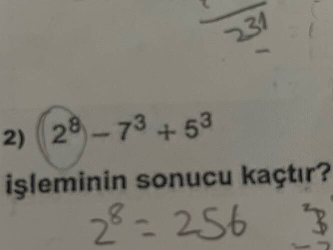 2)(28-73 46 işleminin sonucu kaçtır?
