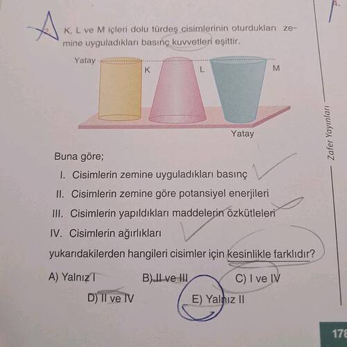 cevap e şıkkı