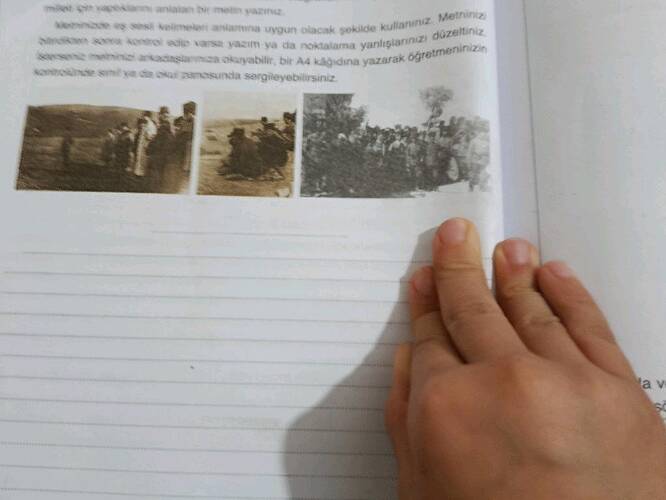 millet için yaptıklarını anlatan bir metin yazınız.