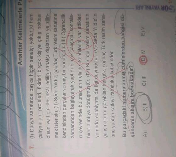 C Anahtar Kelimelerle Pa 7.