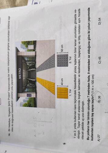 Bir beledlye, "Engelsiz Şehir Projesi" kapsamında bir metro istasyonunun girişine...