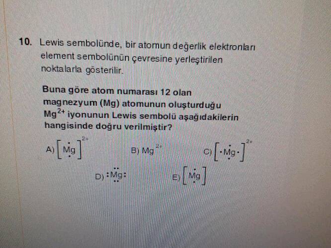 bir atomun değerlik elektronları element sembolünün çevresine yerleştirilen nokta larla...