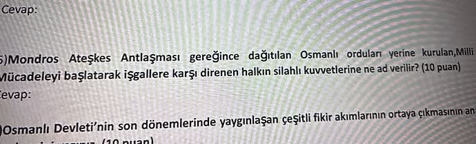 Mondros Ateşkes Antlaşması gereğince dağıtılan Osmanlı orduları yerine kurulan, Milli...