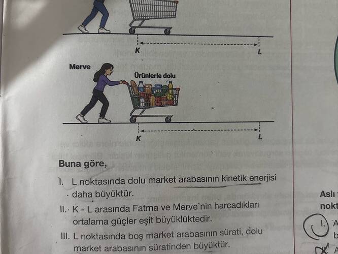 K Merve Ürünlerle dolu Buna göre, 1.