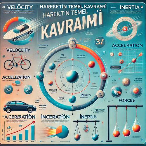Hareketin Temel Kavramları Broşürü veya Posteri 2