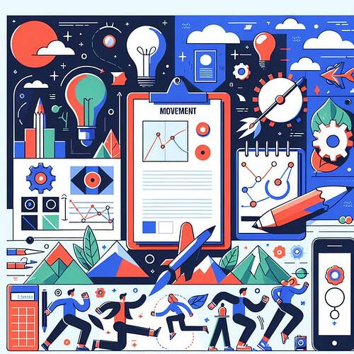 Hareketin Temel Kavramları Broşürü veya Poster örnek hazırlama