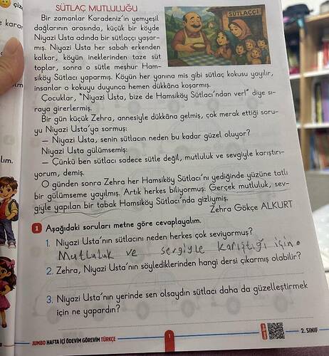 cis SÜTLAÇ MUTLULUĞU Bir zamanlar Karadeniz'in yemyeşil ran dağlarının arasında, küçük...