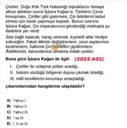 Çinliler, Doğu Kök Türk Hakanlığı topraklarını himaye altına aldıktan sonra lşbara...