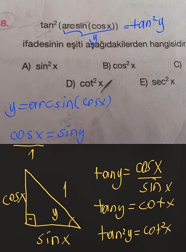 trigonometri sorusu çözümü