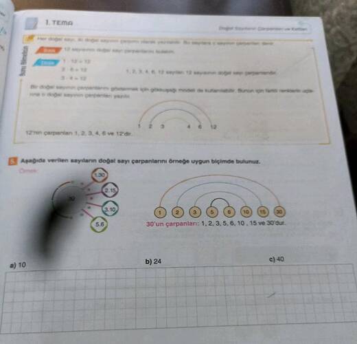TEMA Doğal Sayıların Çarpanları ve Katları Her doğal sayı, iki doğal sayının çarpımı...