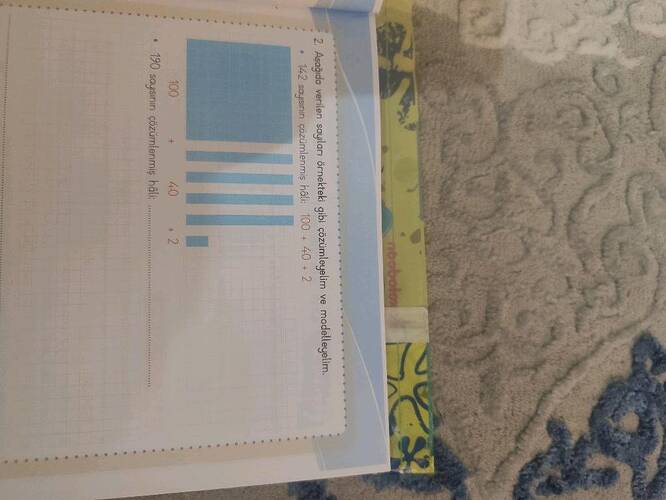 Aşağıda verilen sayıları örnekteki gibi çözümleyelim ve modelleyelim.