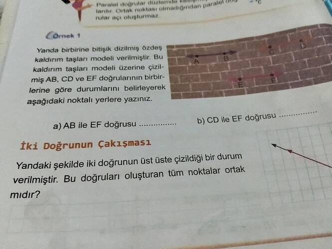 Cornek 1 e Paatel dQeutar eoetencte Ortak oktast otrnadigriesan garates ular at...