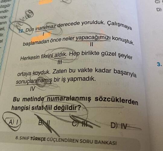 Dün inanılmaz derecede yorulduk.