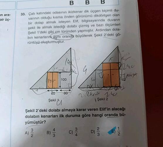 Çatı katındaki odasının ikizkenar dik üçgen biçimli duvarının olduğu kısma önden...