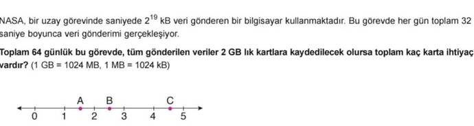 NASA, bir uzay görevinde saniyede 2¹⁹ kB veri gönderen bir bilgisayar kullanmaktadır.