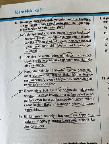 ldare Hukuku 2 Belediye idaresinin.başve belediye tüzel kisitiäl- nin temsilcisi olan...