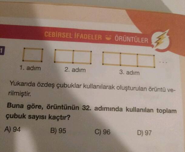 CEBİRSEL IFADELER ÖRUNTÜLER 2.