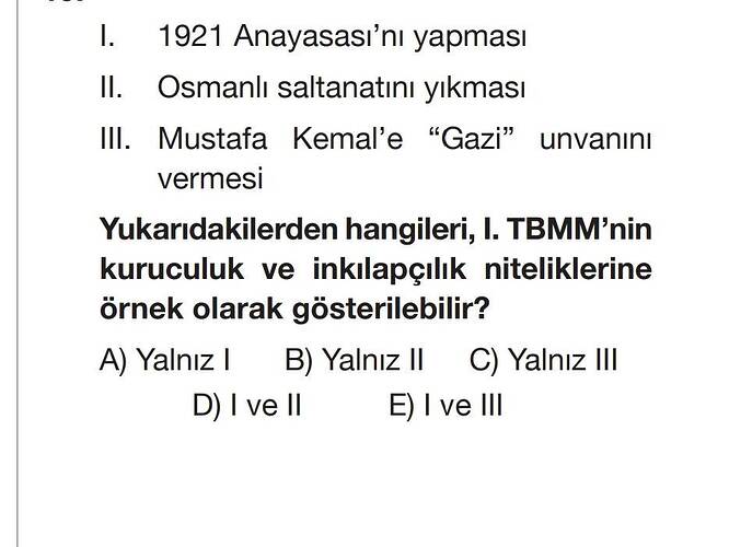1921 Anayasasi'ni yapmasI .