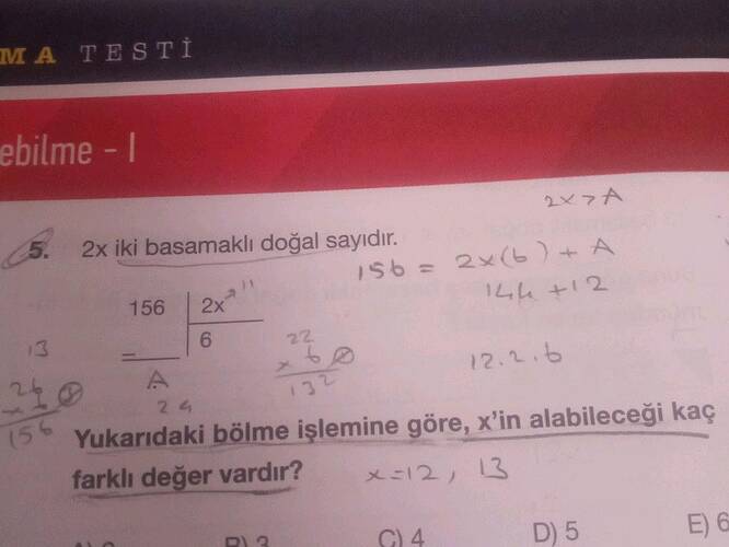 MA TESTI ebilme - I 5.