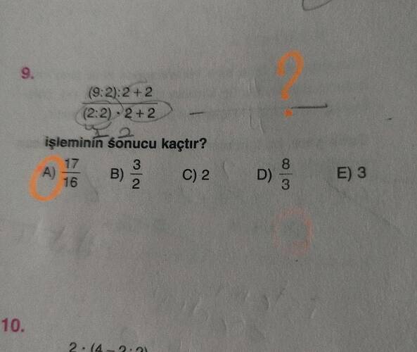 işleminin sonucu kaçtır?