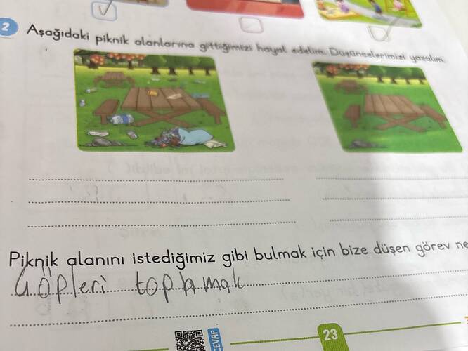 Z Aşağıdaki piknik olonkorvna g el de ineleriit gelom . a Piknik...