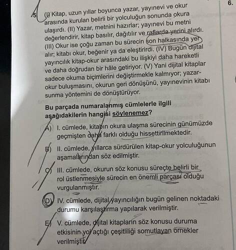 (I) Kitap, uzun yıllar boyunca yazar, yayınevi ve okur arasında kurulan belirli bir...