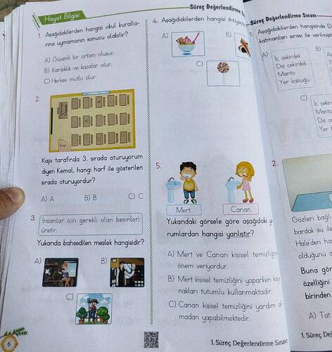 Hoyat Bilgisi Aşağdokilerden hangisi okul kuralla- nna uumamanin sonucu olabilir?