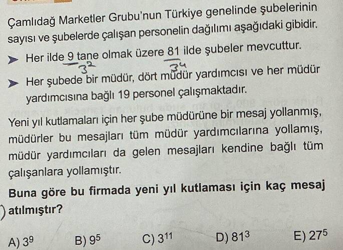 Çamlıdağ Marketler Grubu'nun Türkiye genelinde şubelerinin sayısı ve şubelerde çalışan...