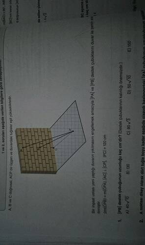 niBAC) 90.AB fa verilen bilgilere göre ceapll 1 ve 2.