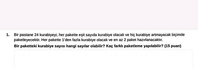 video oluştur sonrabuna benzer bir soru hazırla anlat