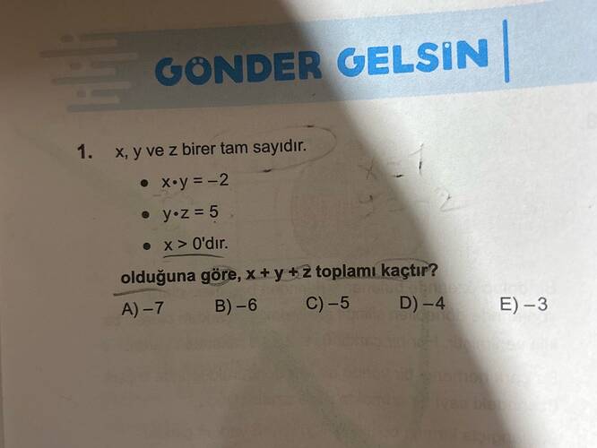 GONDER GELSIN 1.
