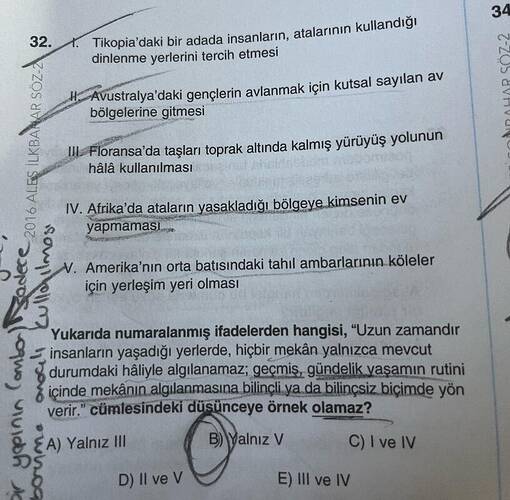 Tikopia'daki bir adada insanların, atalarının kullandigi dinlenme yerlerini tercih...