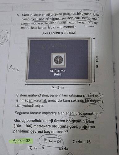 Sürdürülebilir enerji projeleri geliştiren bif okulda, ida binanın çatısına d kdörtgen...