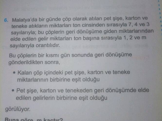 Malatya'da bir günde çöp olarak atıilan pet şişe, karton ve teneke atıkların miktarları...