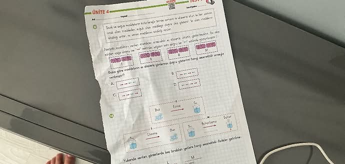 Sıcak ve soğuk maddelerin birbirleriyle teması sonucu ısı alışverişi olur.