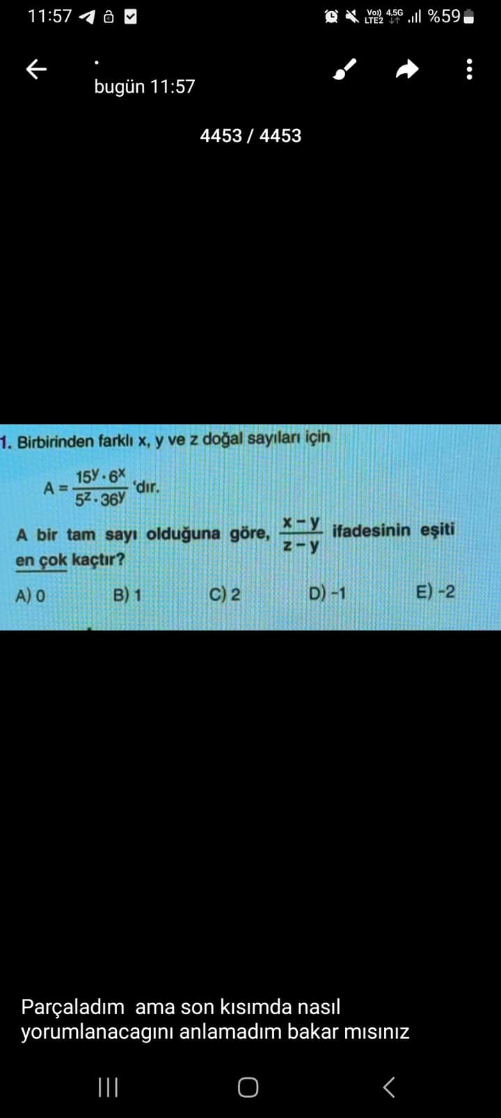 Temel Kavramlar Sorusu - YKS TYT - Sorumatik